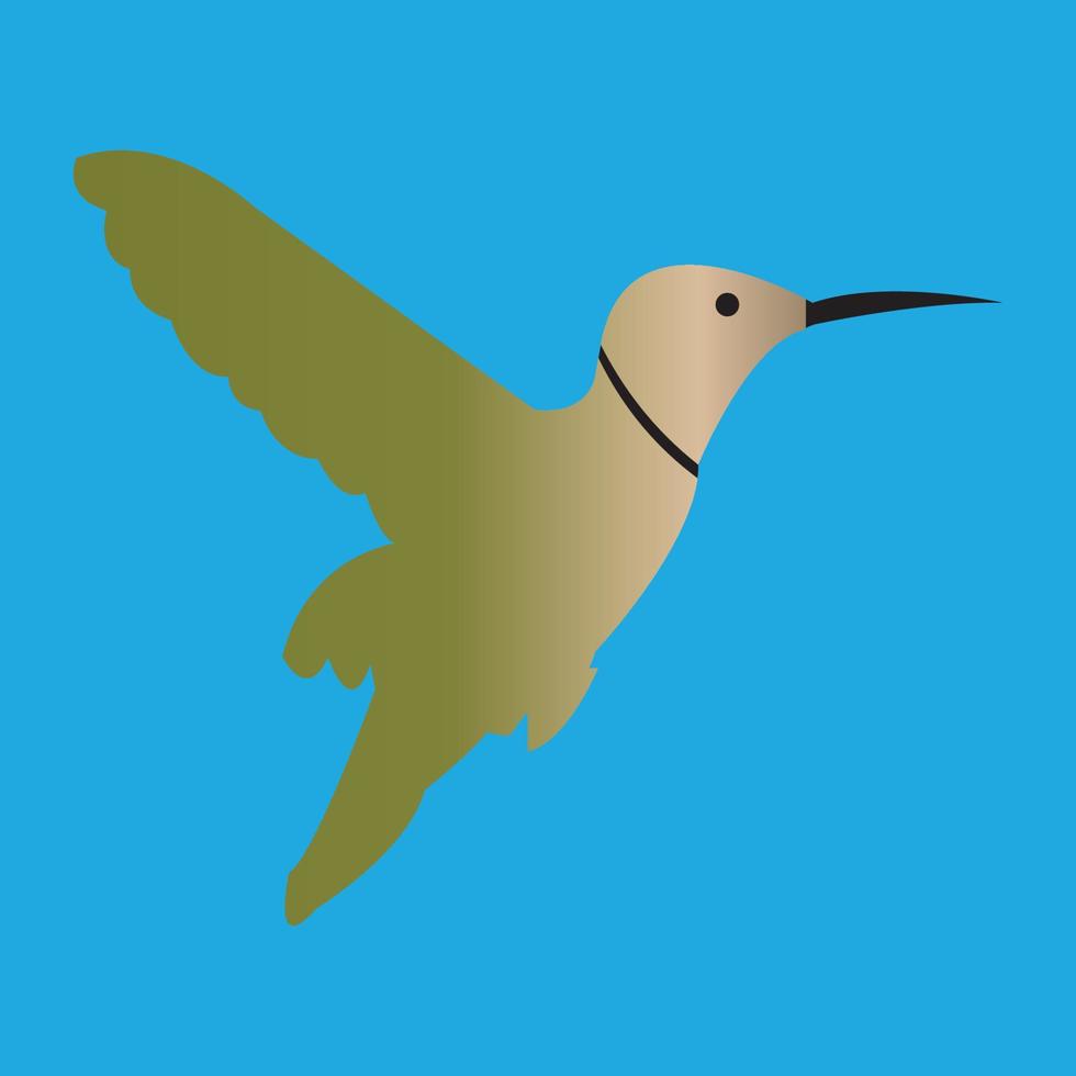 fliegende Vogelvektorillustration vektor