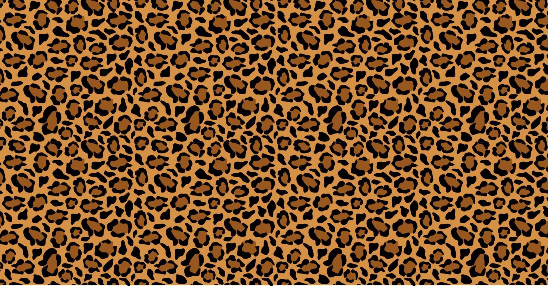 panter läder traceryen bakgrund. kamouflage gul panter fläckar med svart jaguar konturer i orange gepard vektor Färg.