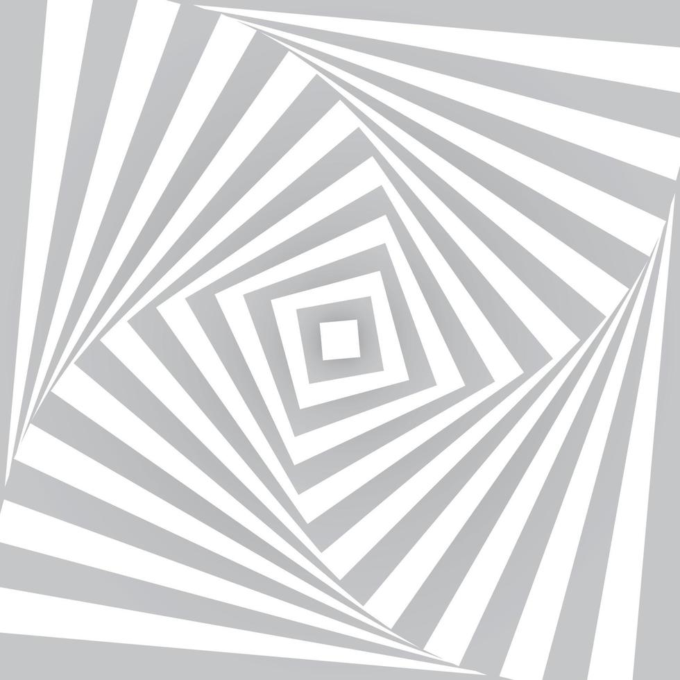 grauer weißer abstrakter Op-Art-Hintergrund mit Farbverlauf vektor