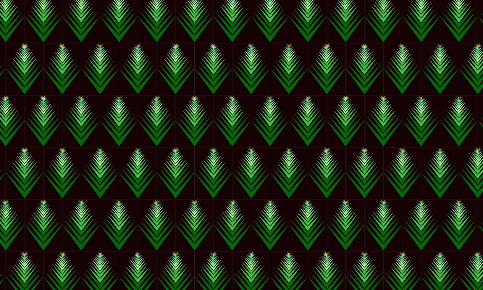 grönt pilformmönster vektor
