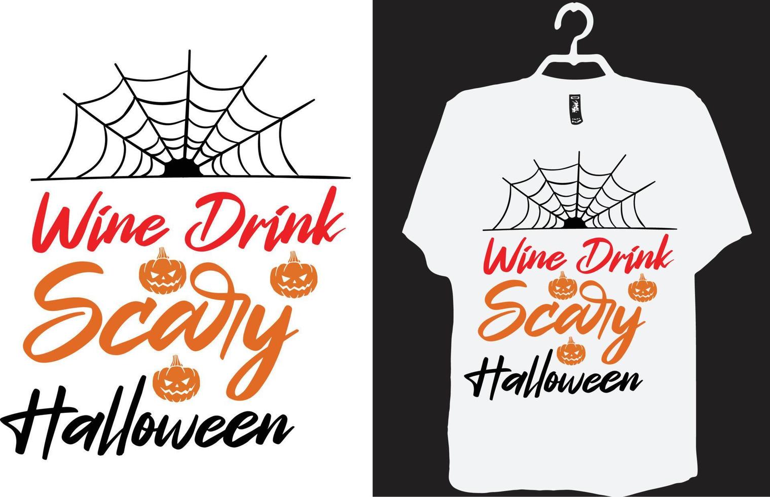 Halloween-T-Shirt-Design vektor