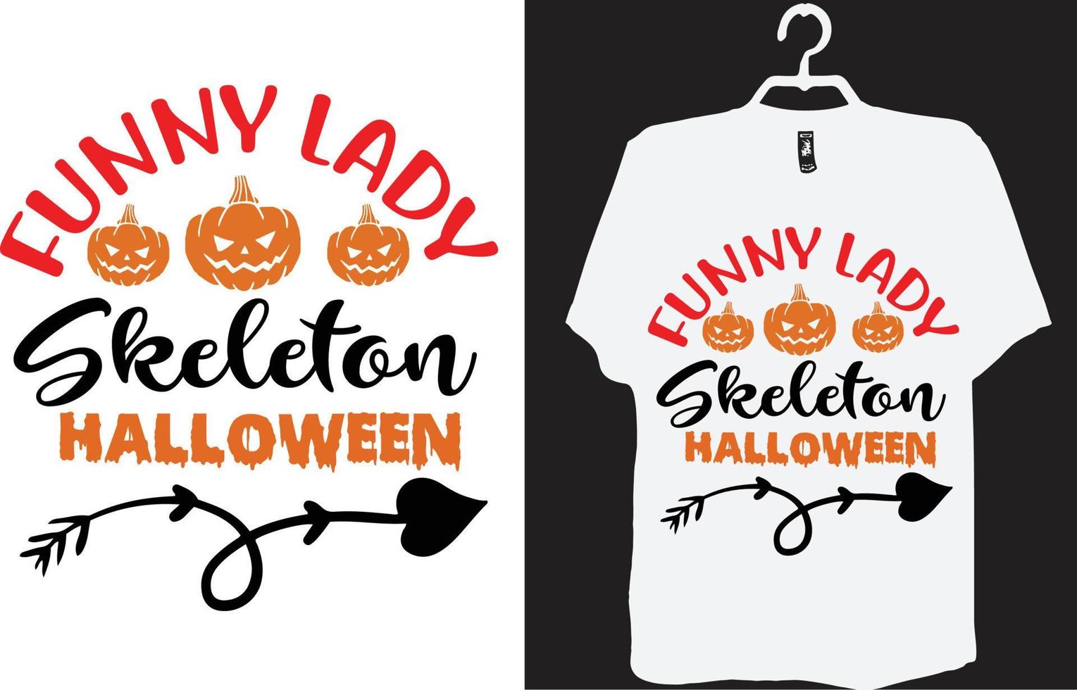 Halloween-T-Shirt-Design vektor