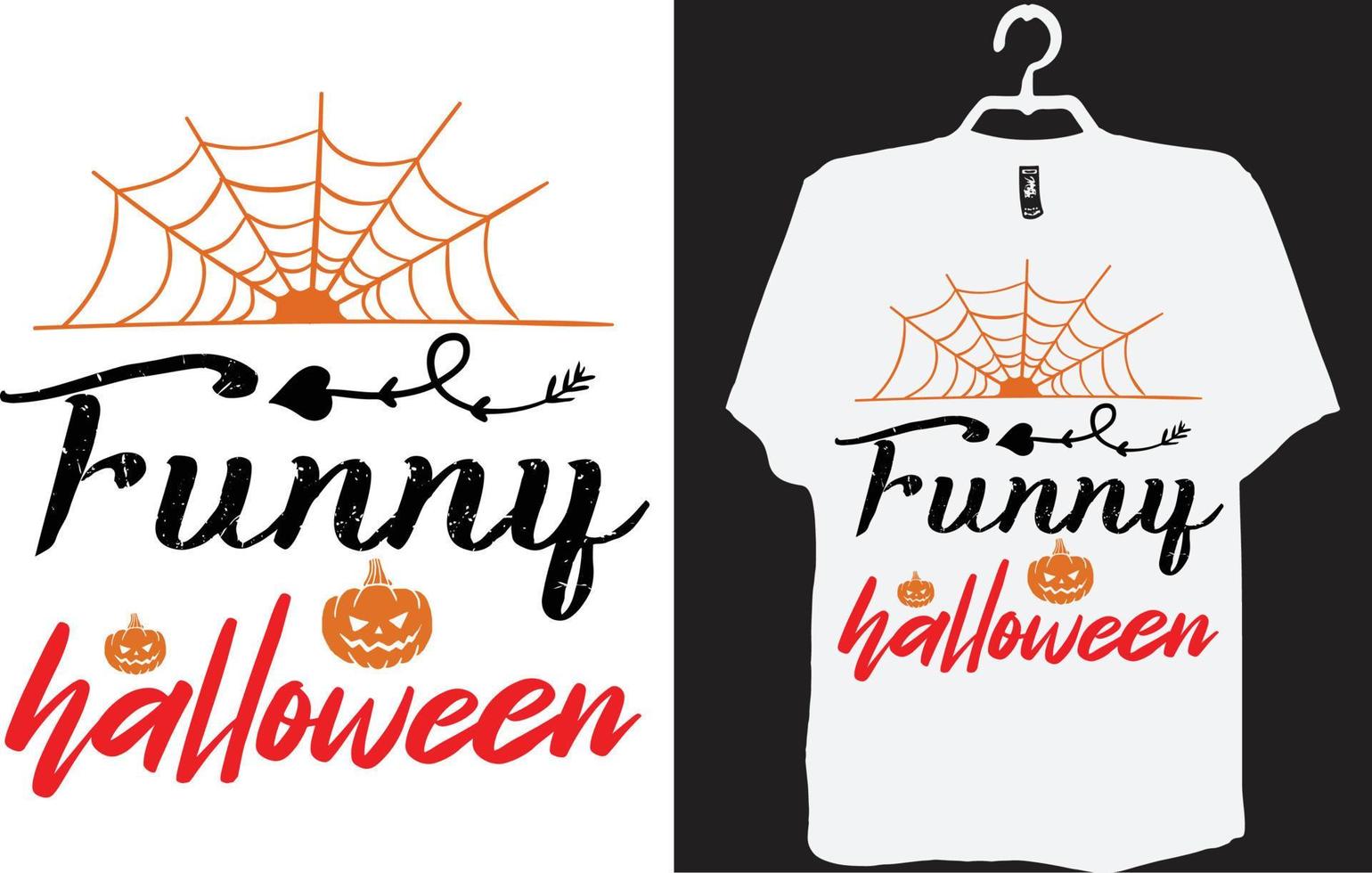 Halloween-T-Shirt-Design vektor