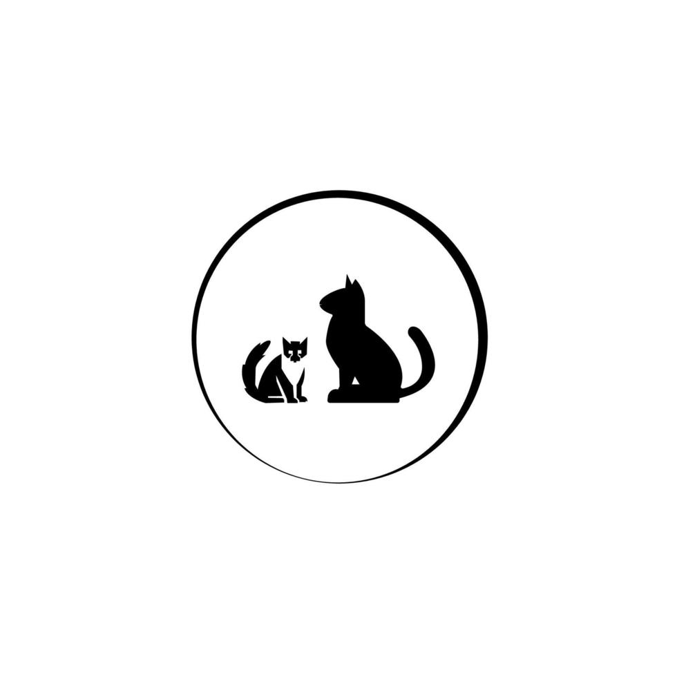 katt djur- illustration vektor design sällskapsdjur