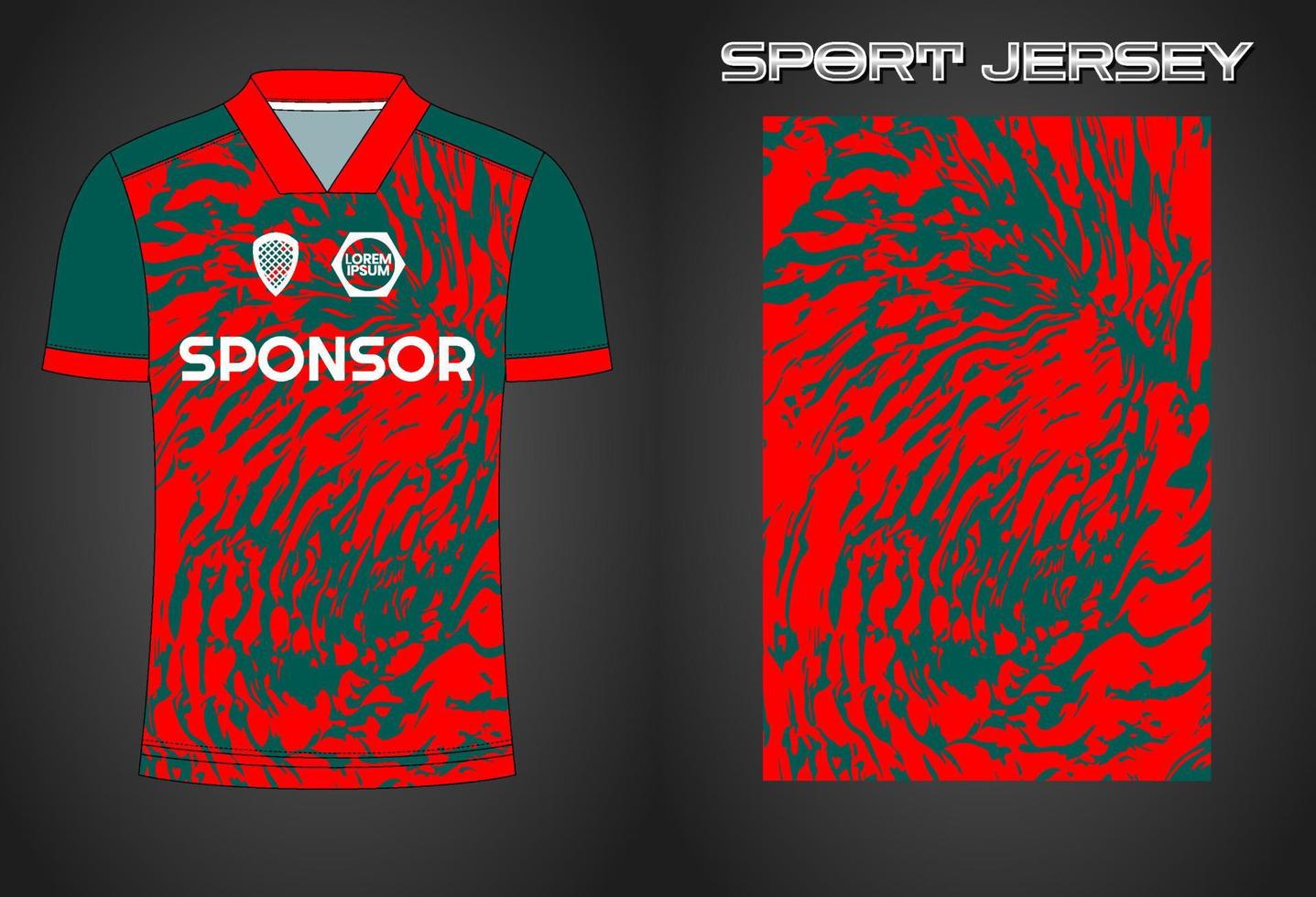 fotboll jersey sport skjorta design mall vektor