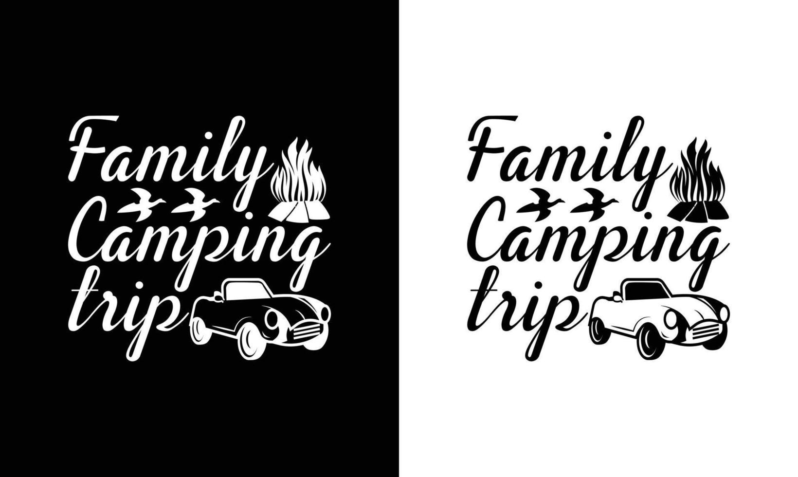 camping Citat t skjorta design, typografi vektor