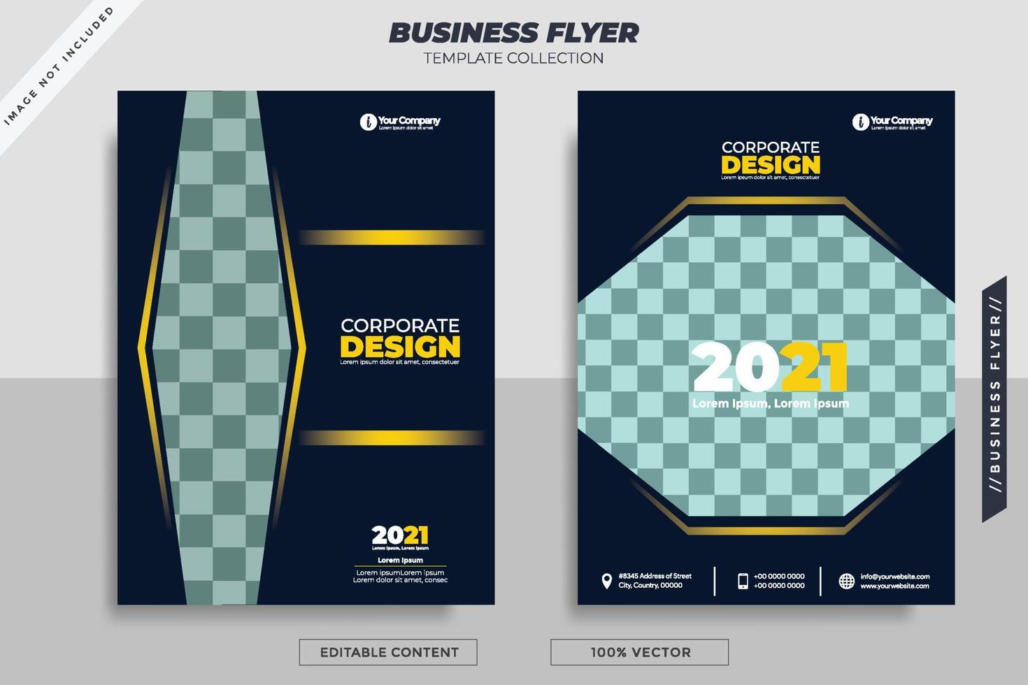 Corporate-Design-Plakat vektor