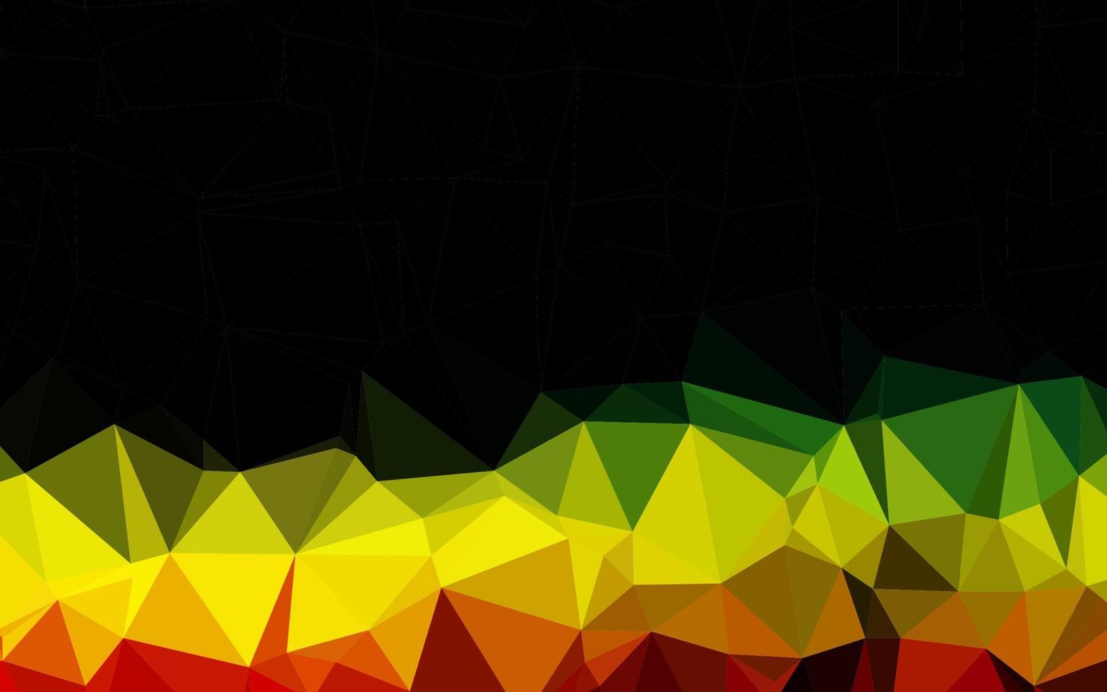 dunkle Multicolor, Regenbogen-Vektor-Dreieck-Mosaik-Textur. vektor