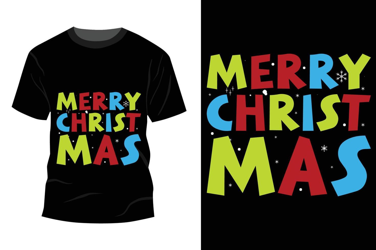 Weihnachts-T-Shirt-Design vektor