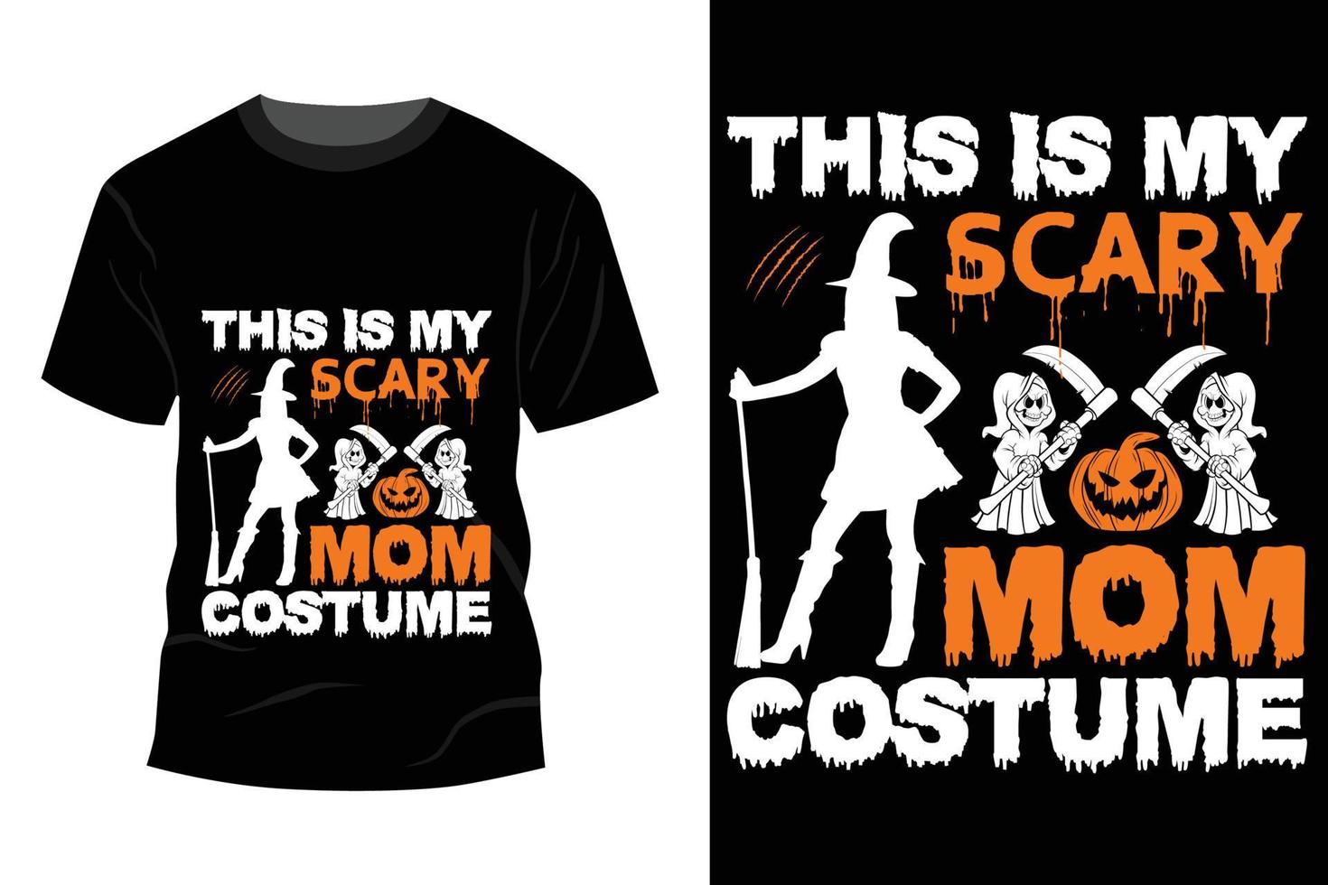 Halloween-T-Shirt-Design vektor