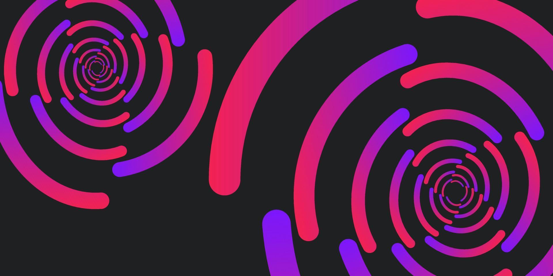 bakgrund abstrakt lutning mönster trogen element rosa lila cirkulär vektor
