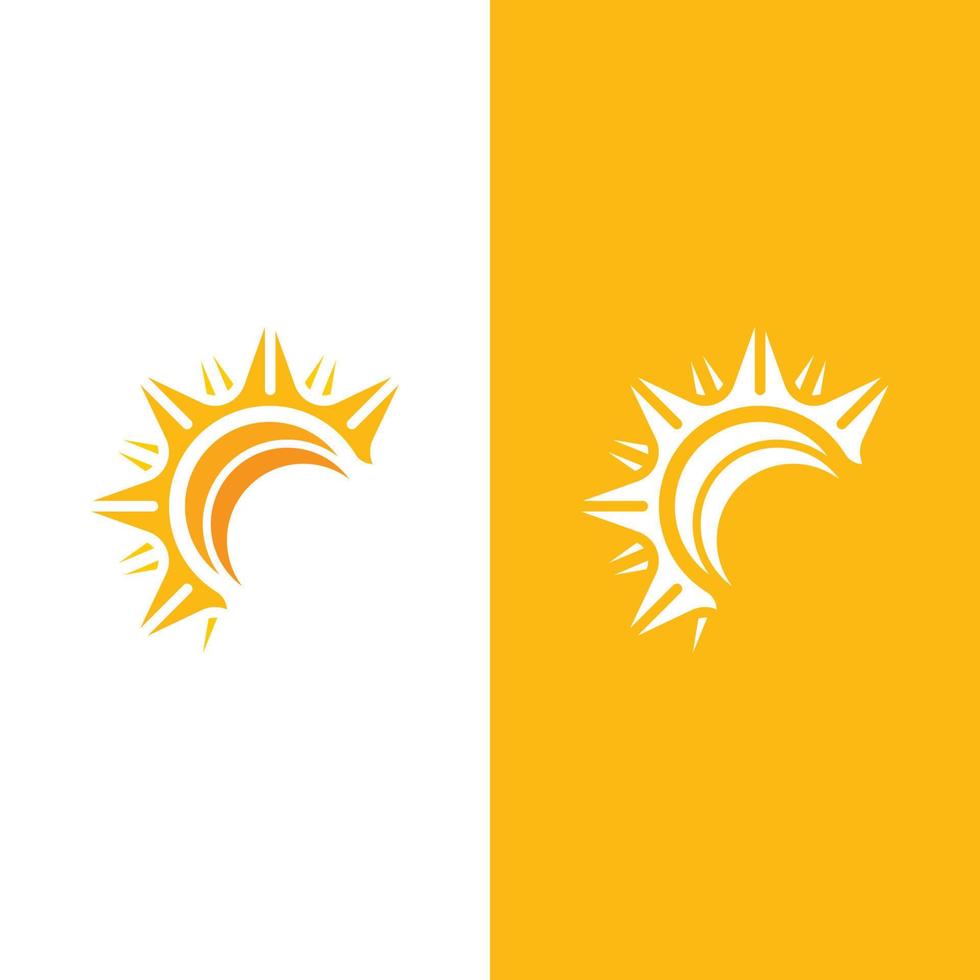 kreativ Sol begrepp logotyp illustration vektor