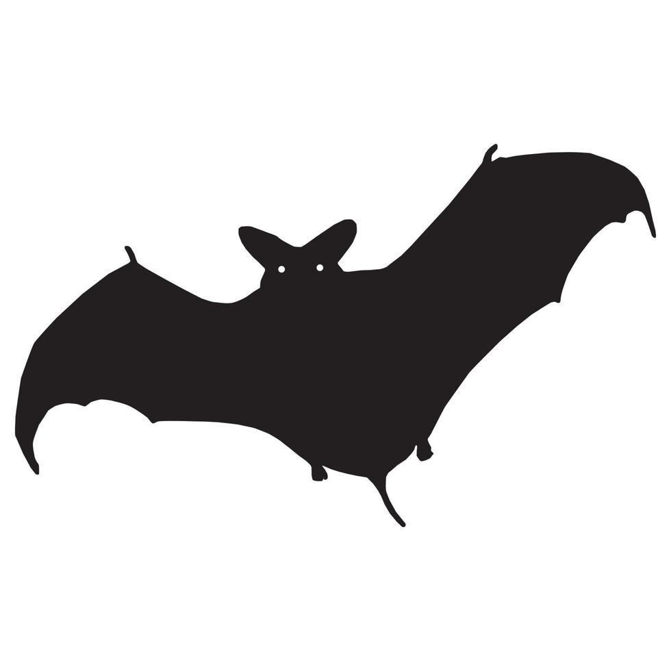 Fledermaus-Symbol-Logo-Vektor-Design, dieses Bild kann als Logo, Symbol und andere verwendet werden vektor