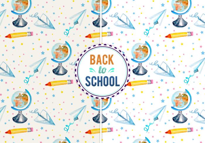 Free Vector Zurück zu Schule Illustration