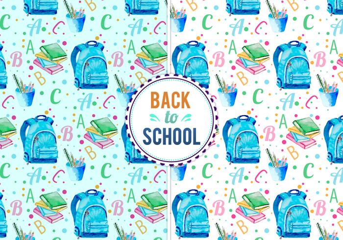 Free Vector Zurück zu Schule Illustration