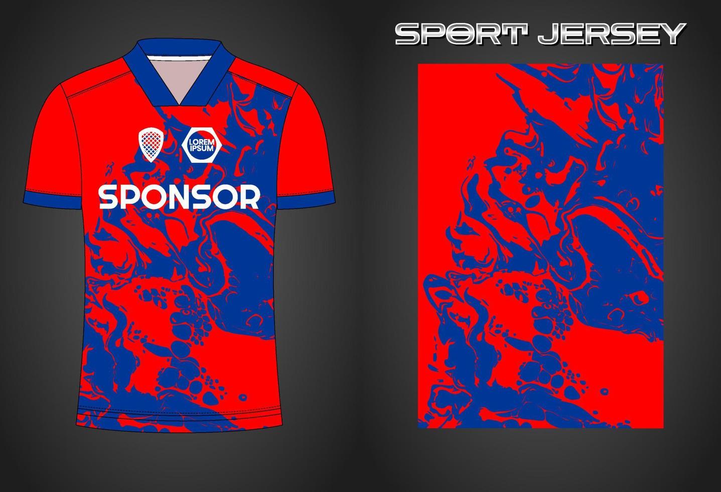 fotboll jersey sport skjorta design mall vektor