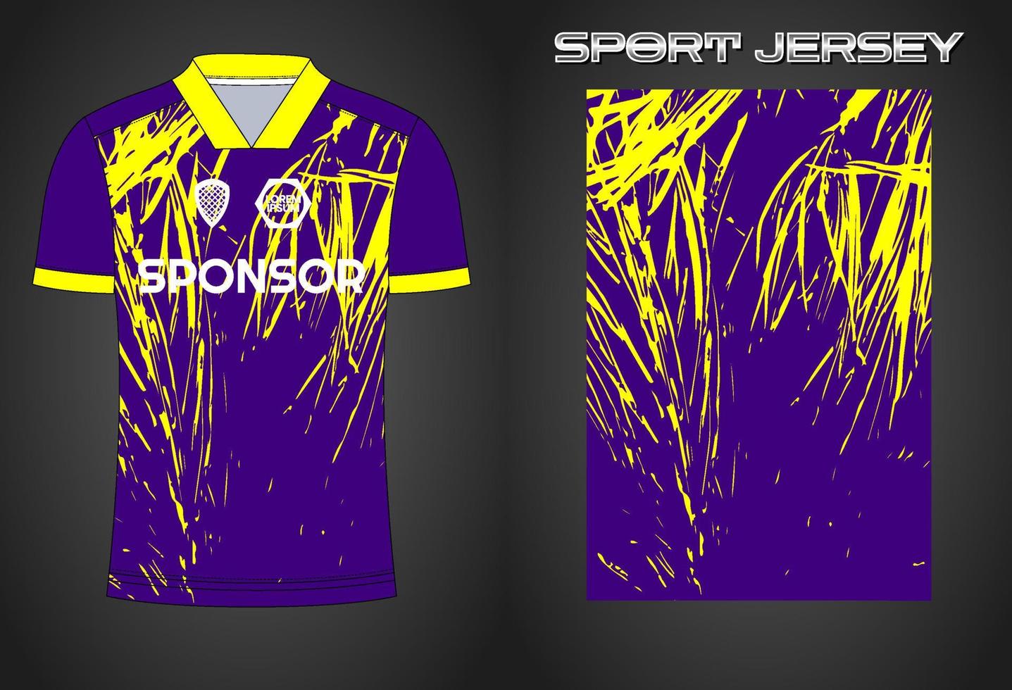 fotboll jersey sport skjorta design mall vektor