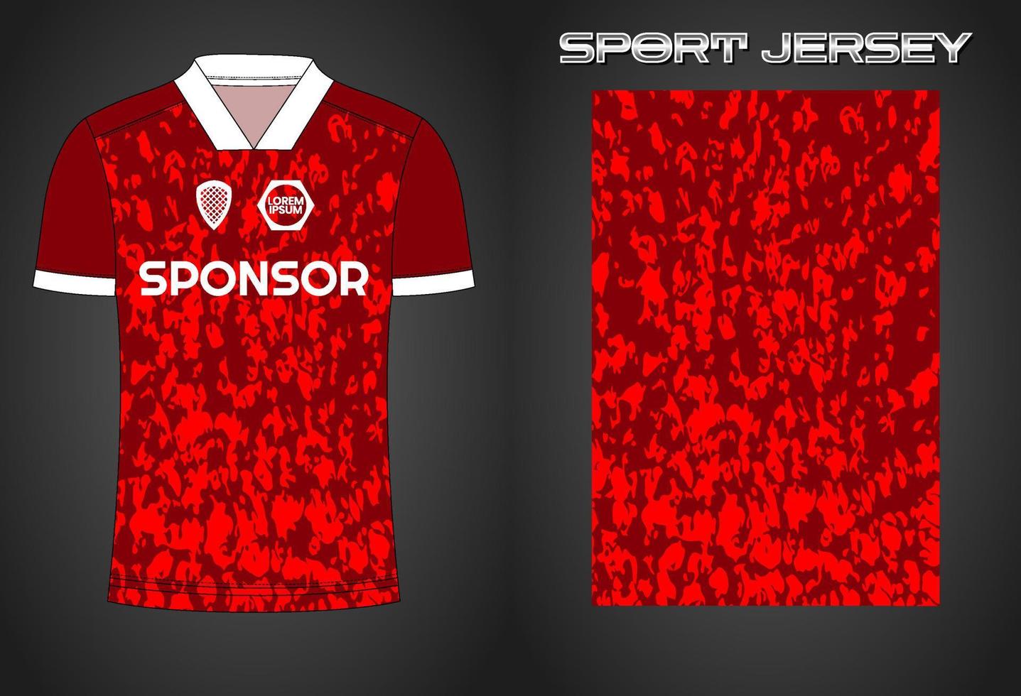 fotboll jersey sport skjorta design mall vektor