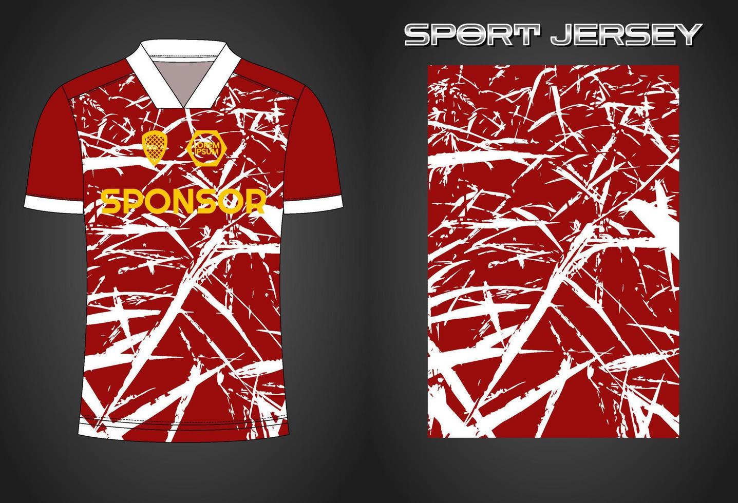 fotboll jersey sport skjorta design mall vektor