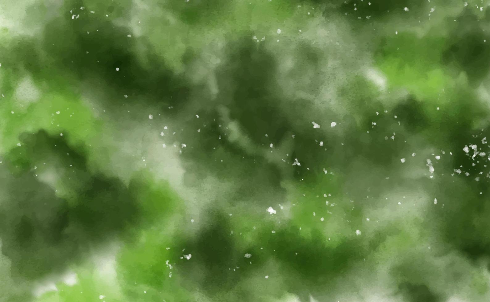 schöner frischer abstrakter grüner Aquarellhintergrund. strukturierte quadratische Vektortapete mit Grunge-Pinselstrich-Aquarell-Nassleinwand-Hintergrund für Social-Media-Beiträge vektor