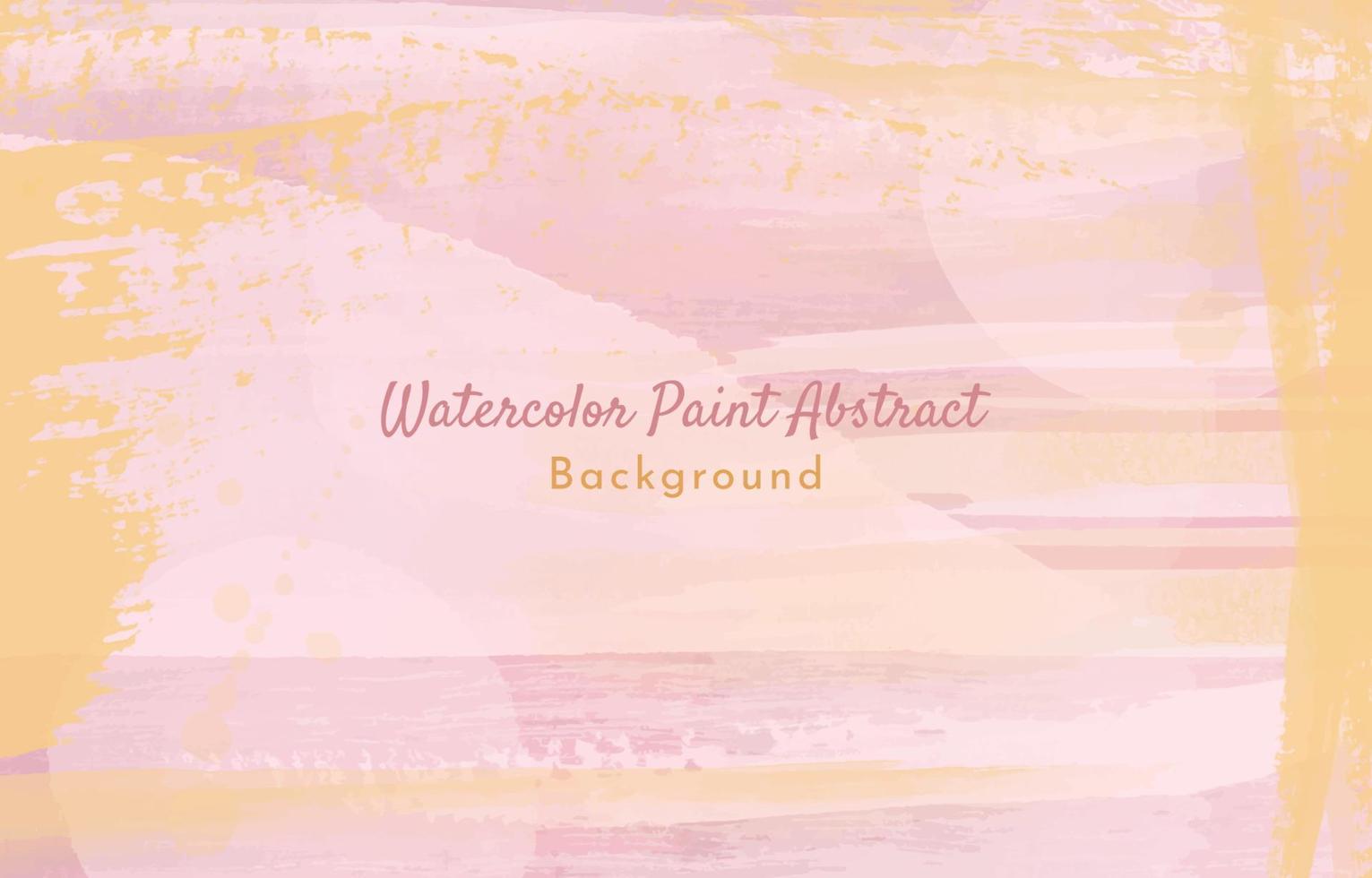 rosa guld stänk vattenfärg måla abstrakt bakgrund vektor