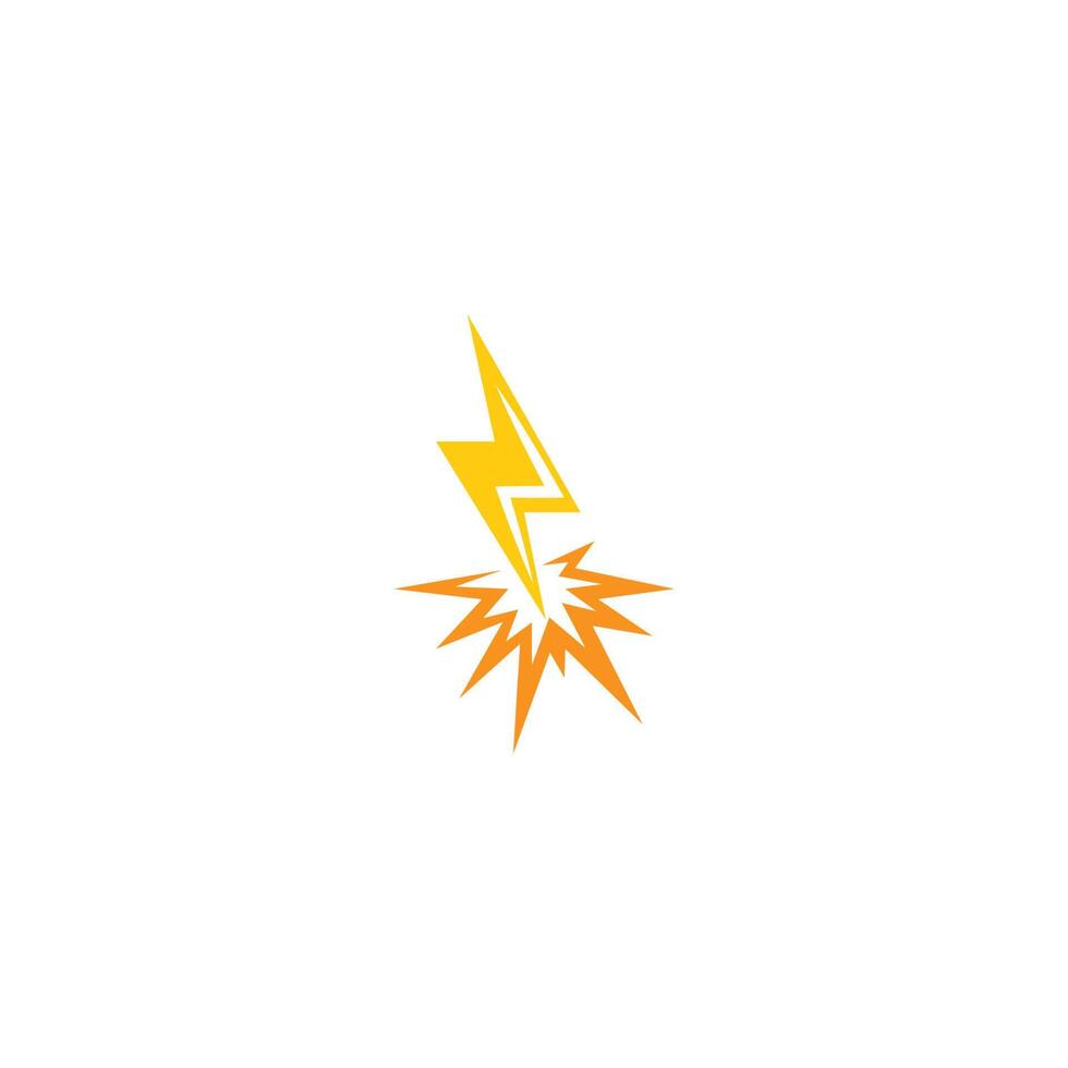 blixt- logotyp ikon design illustration vektor