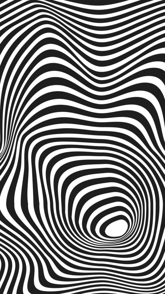 psykedelisk optisk illusion bakgrund vektor