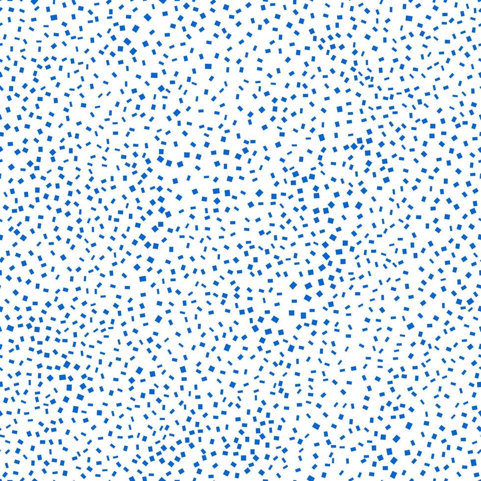 abstrakter Hintergrund mit blauen fliegenden Stücken auf weißem Hintergrund. vektor
