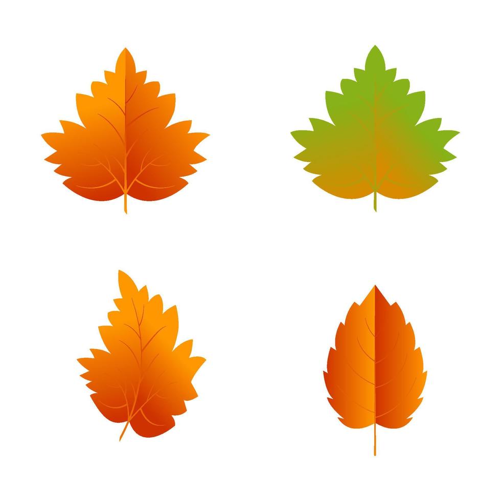 Herbst-Element-Vektor-Icon-Design-Illustration vektor