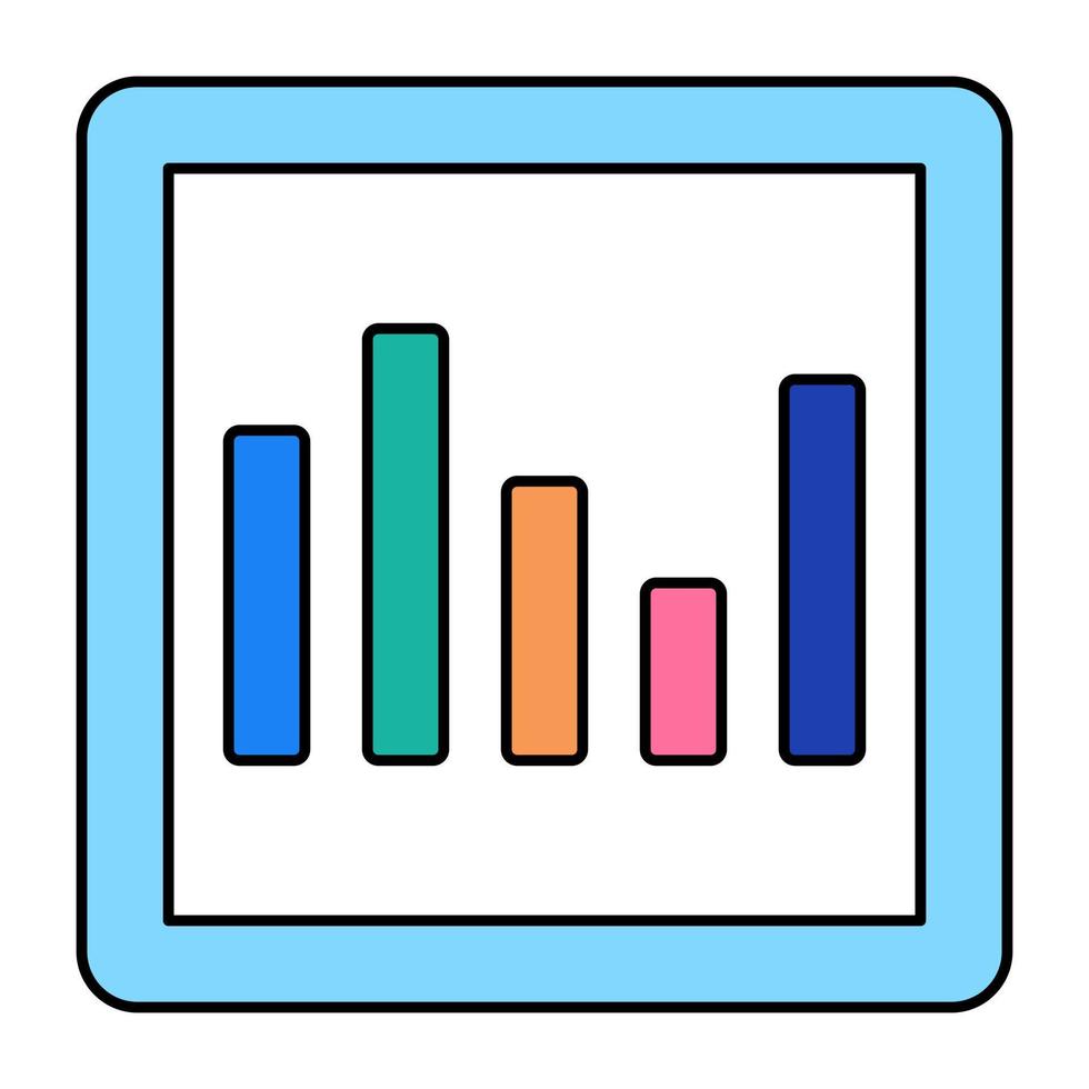 perfekte Designikone des Geschäftsdiagramms vektor