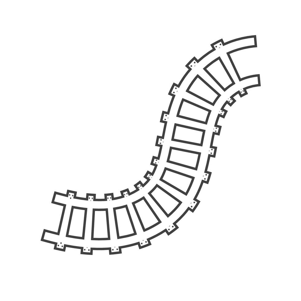 järnväg illustration vektor