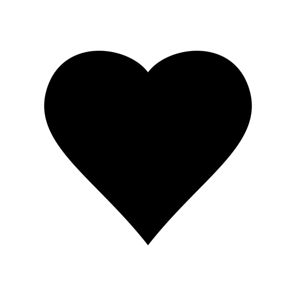 hjärta ikon vektor design mallar