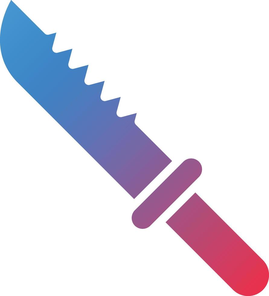 kniv ikon stil vektor