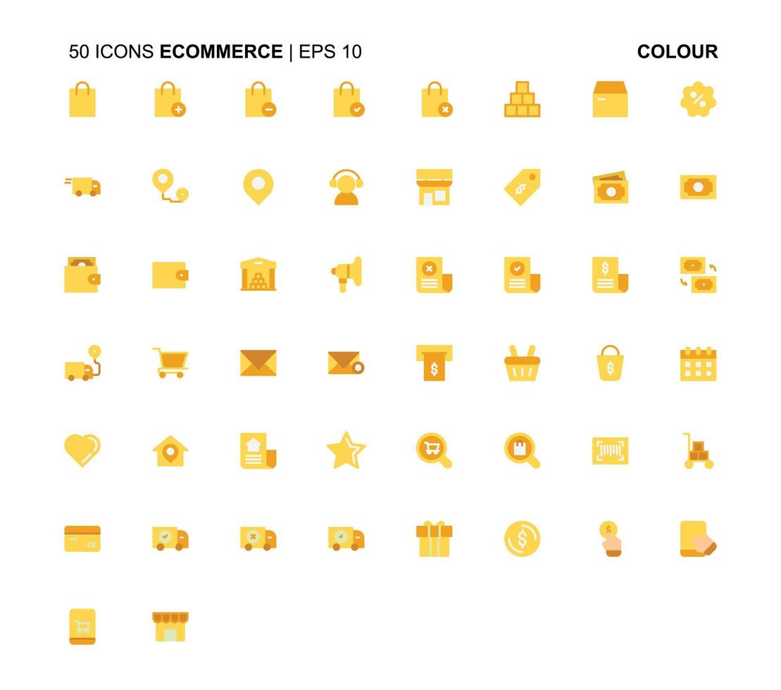 e-handel ikoner för din projekt vektor