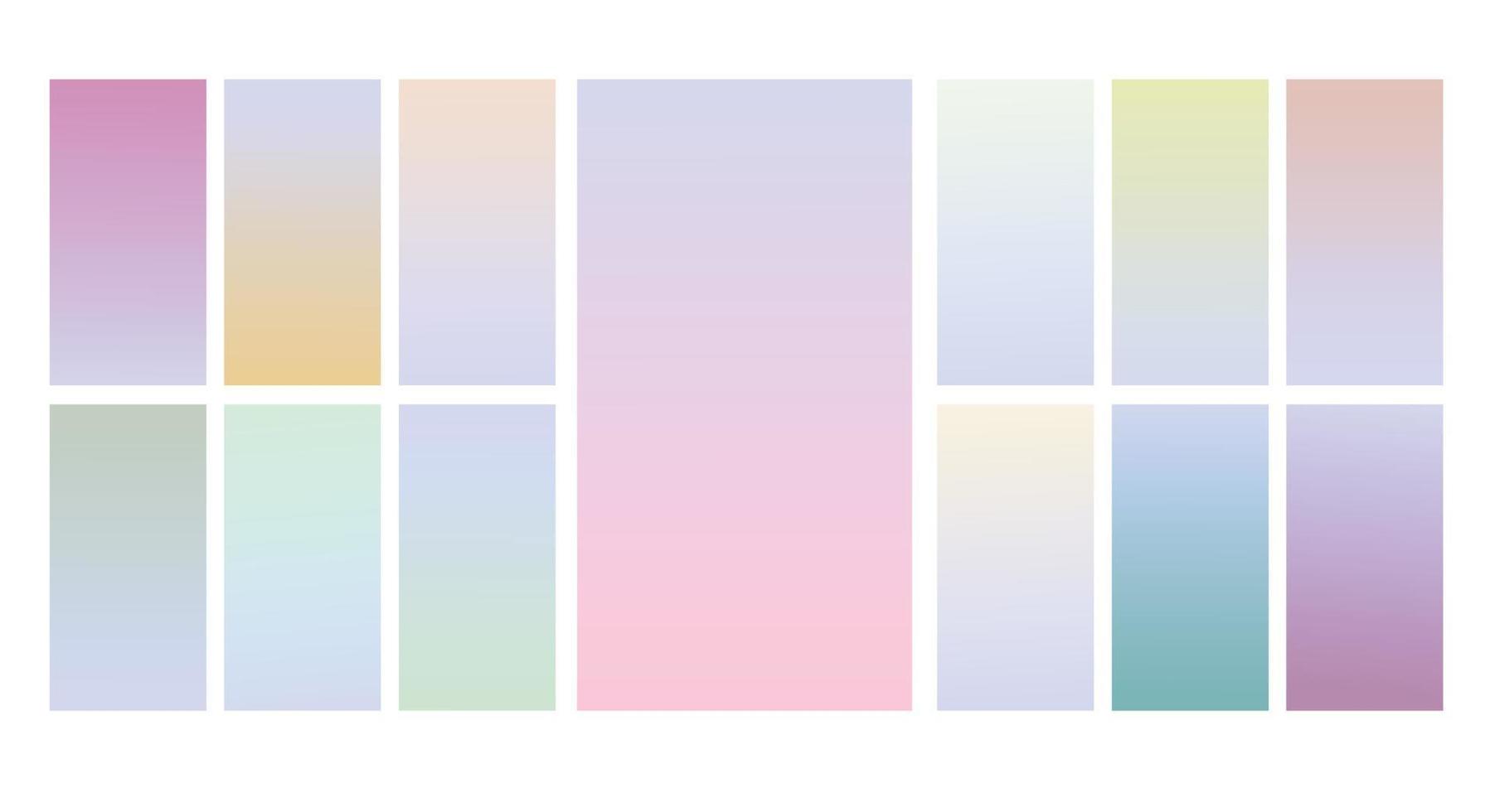 moderner Bildschirmvektor pastellfarbener Hintergrund mit Farbverlauf. lebendiger, glatter, weicher Farbverlauf für mobile Apps, Hintergrunddesign. Heller, weicher Farbverlauf für mobile Apps. vektor