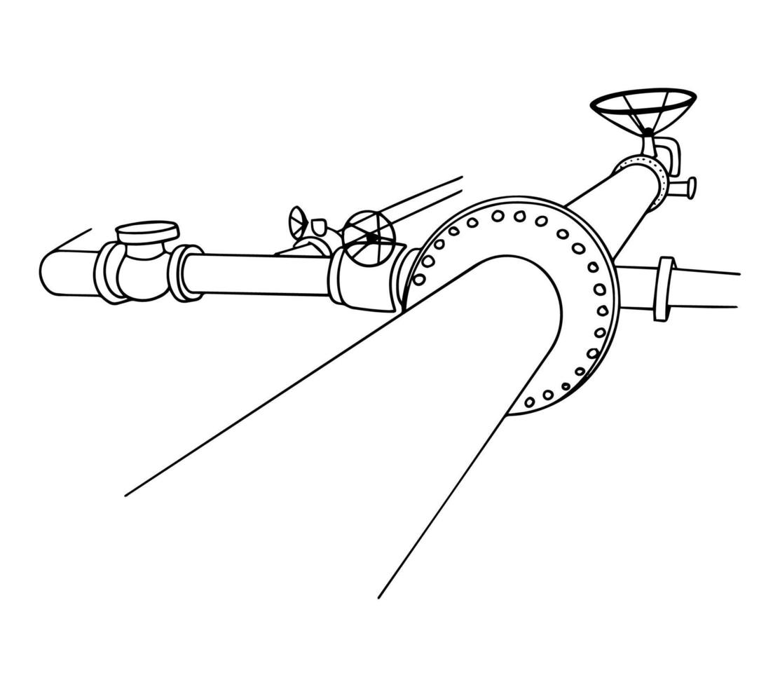 rör, bra design för några ändamål. transport begrepp. vektor