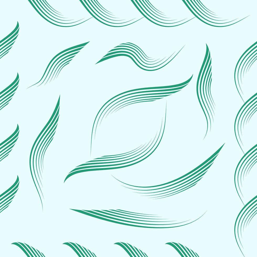 abstraktes grünes nahtloses mit Blumenmuster Illustrationsdesign vektor