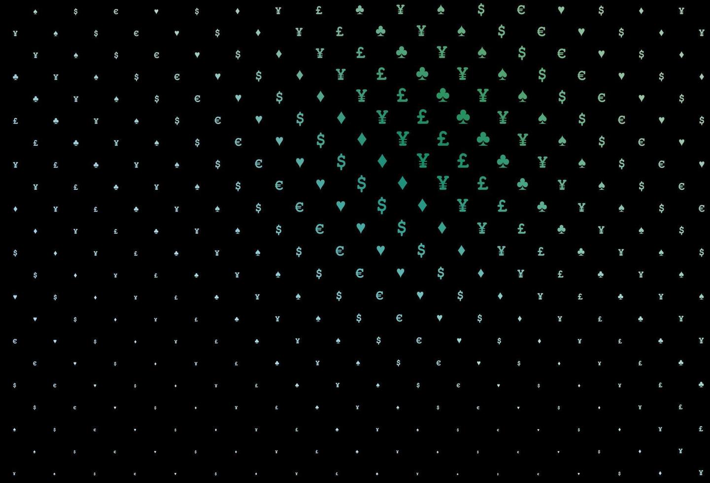 dunkelblaues, grünes Vektormuster mit Kartensymbol. vektor