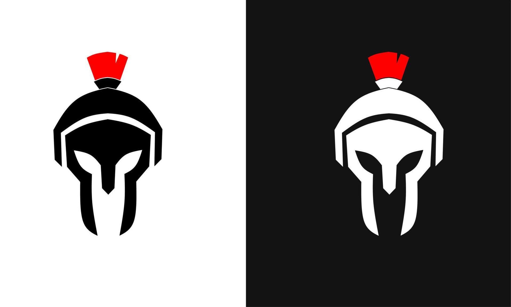 Abbildung Vektorgrafik Vorlage Logo Symbol Gladiator Helm vektor