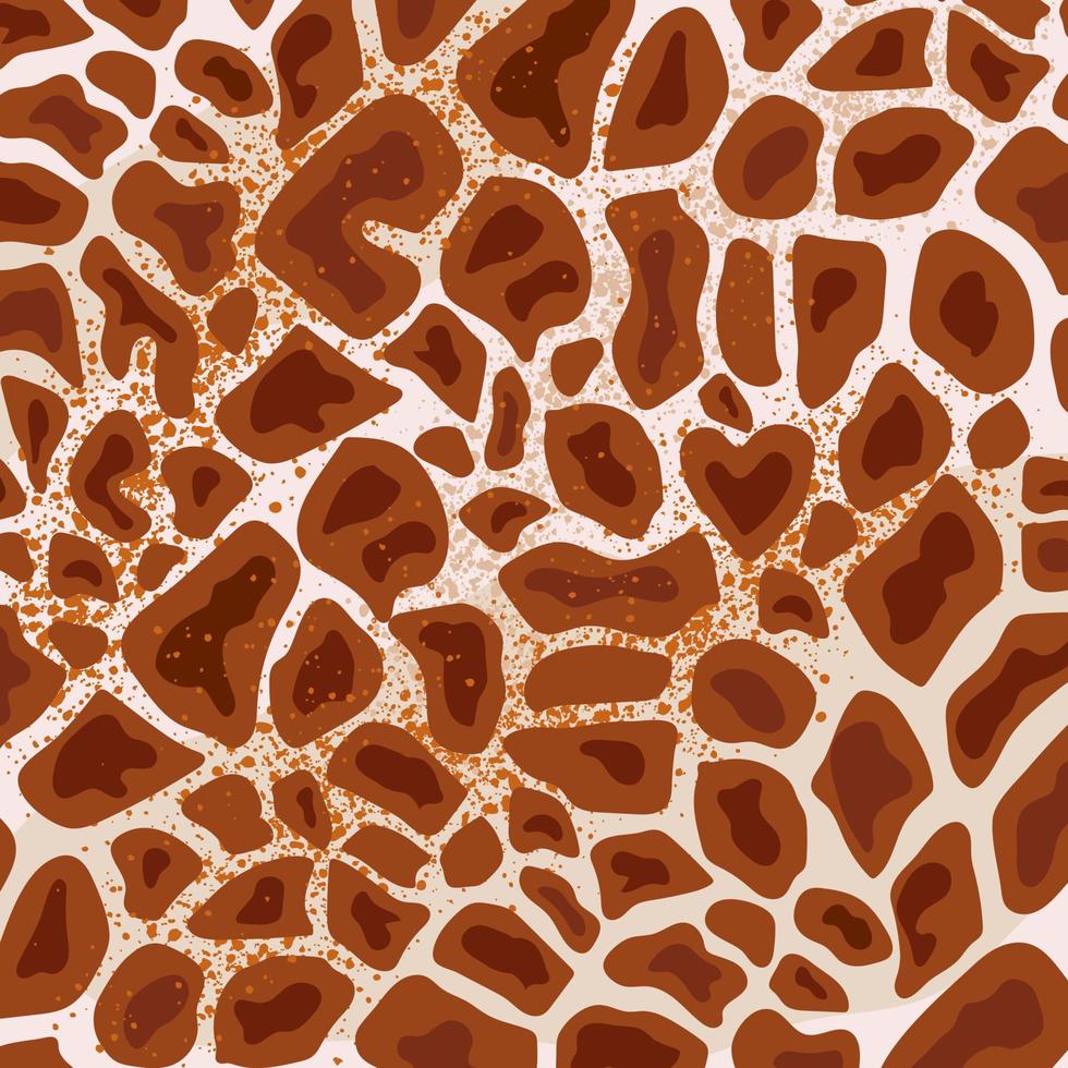 abstrakt djur- mönster med giraff hud. hand teckning djur- textur. linje abstrakt bakgrund. vektor