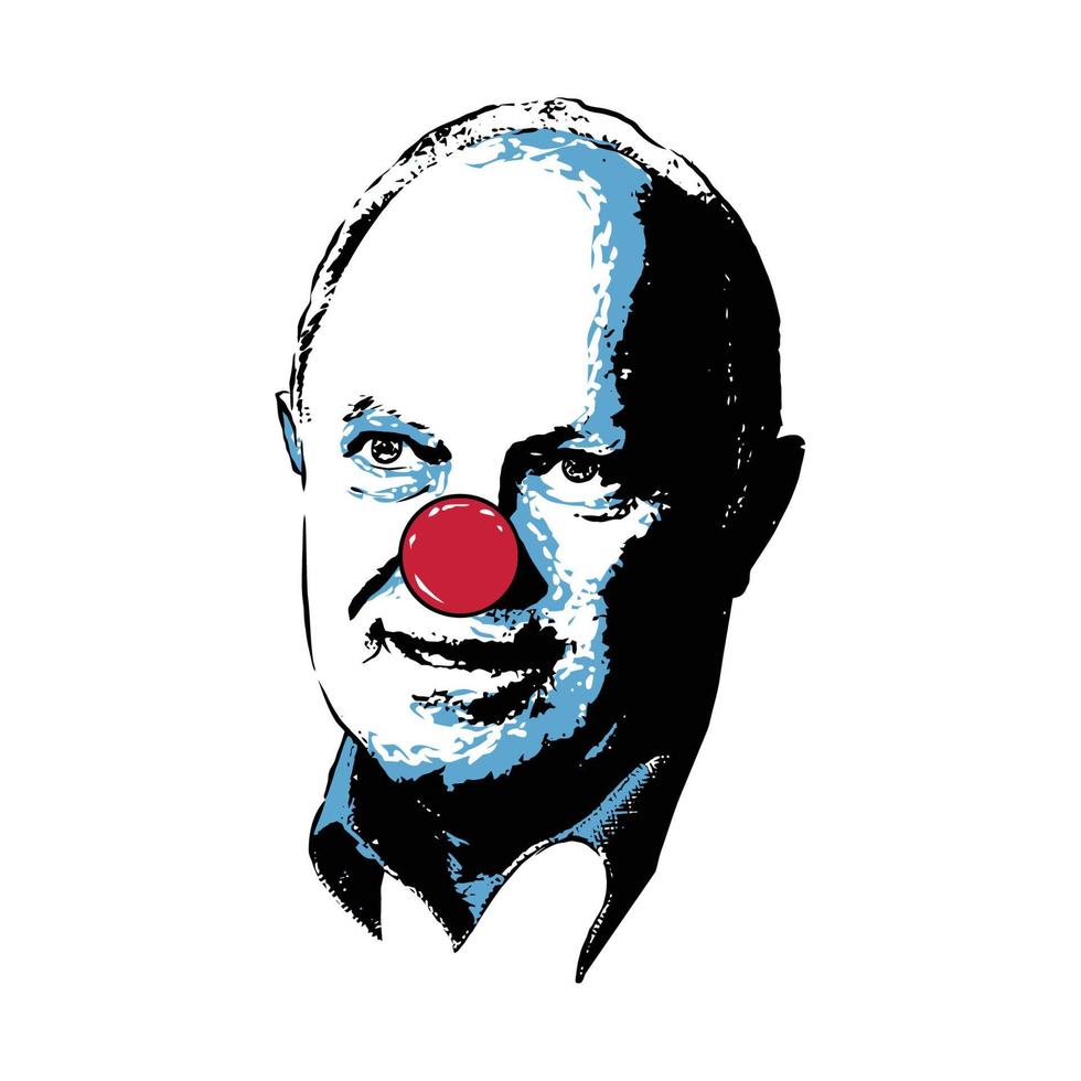 clown t skjorta. kan vara Begagnade för t-shirt skriva ut, råna skriva ut, kuddar, mode skriva ut design, barn ha på sig, bebis dusch, hälsning och vykort. t-shirt design vektor