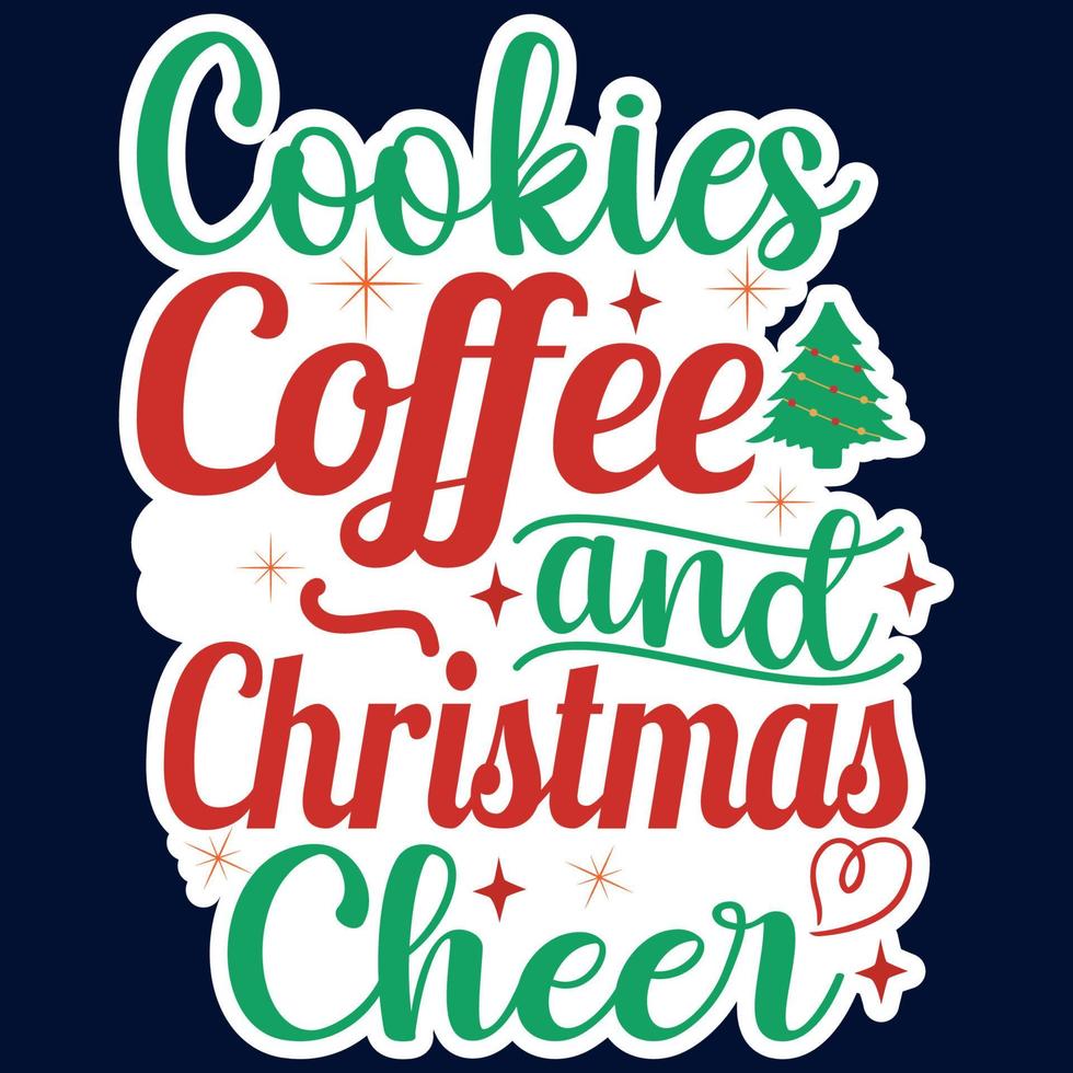 T-Shirt-Designs für frohe Weihnachten, Merchandise-Designs, weihnachtliche Grafikdrucke, T-Shirt-Designs für hässliche Pullover, vektorgrafische typografische Designs und fröhliche Weihnachtsgeschenke. vektor