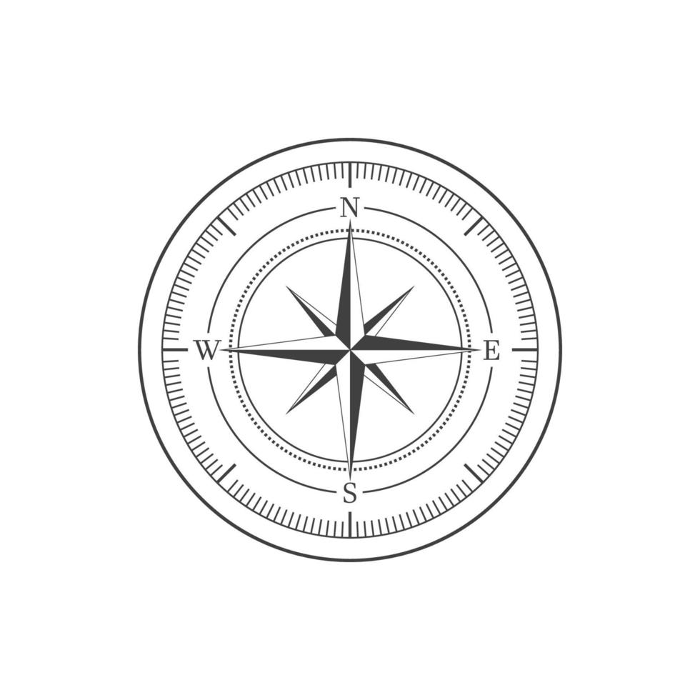 kompass vektor ikon illustration design