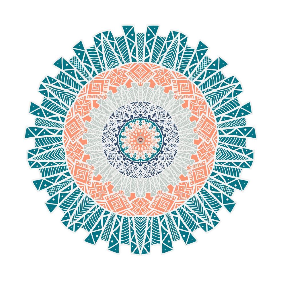 mandala linjemall vektor