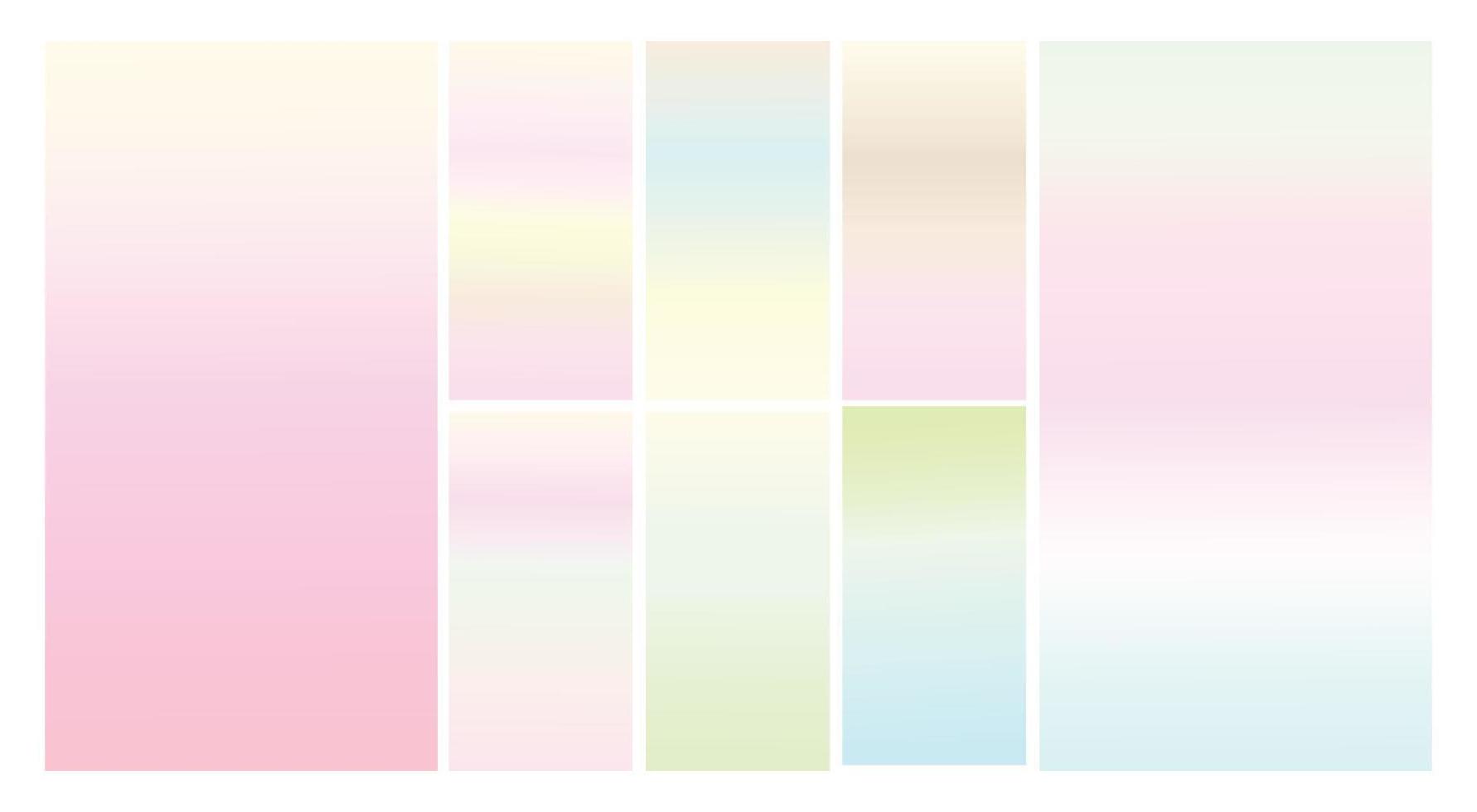moderner Bildschirmvektor mehrfarbiger pastellfarbener Hintergrund mit Farbverlauf. lebendiger, glatter, weicher Farbverlauf für mobile Apps, Hintergrunddesign. Heller, weicher Farbverlauf für mobile Apps. vektor
