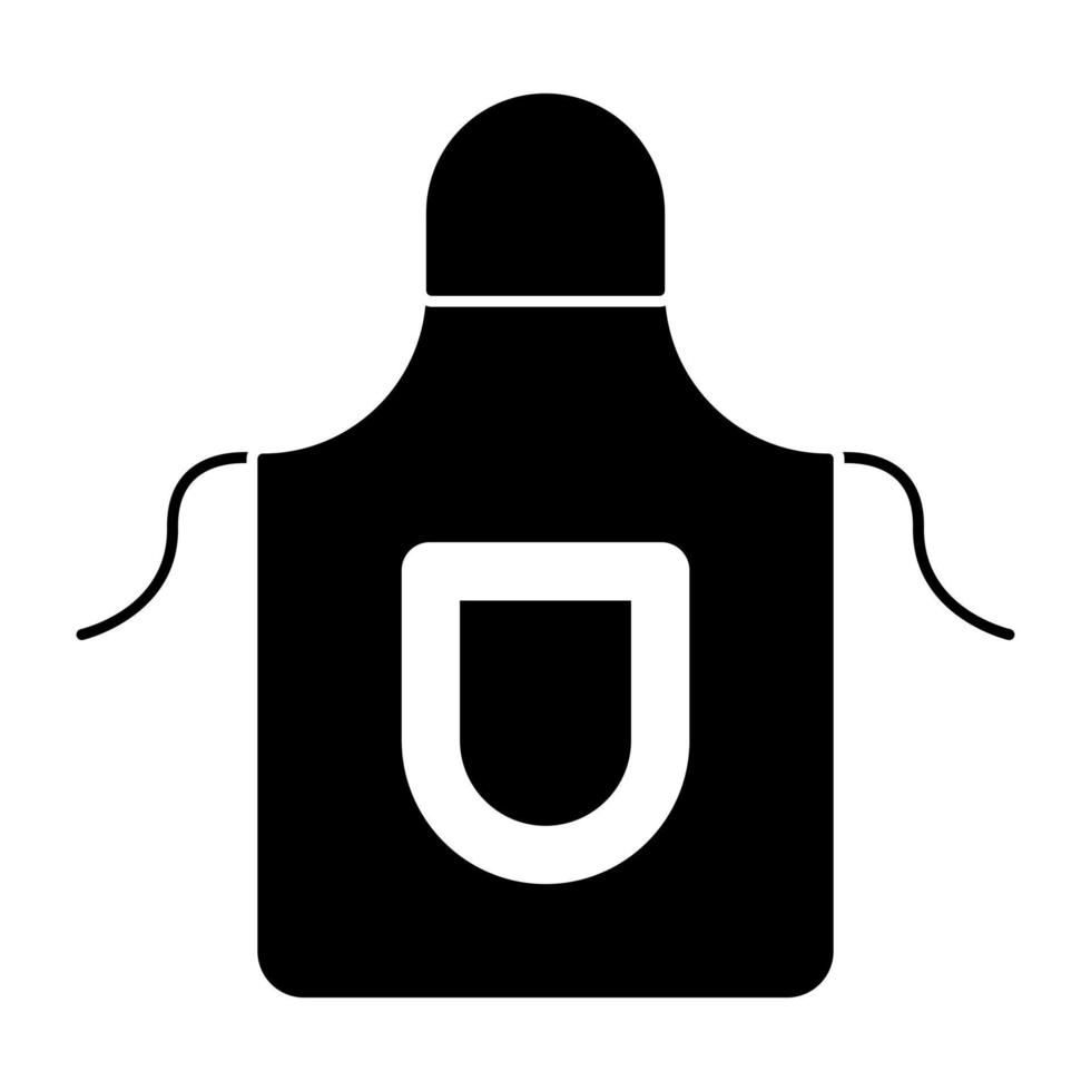 Premium-Download-Symbol der Schürze vektor