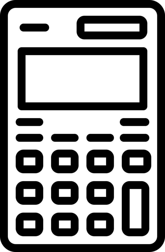 Zeilensymbol für Taschenrechner vektor