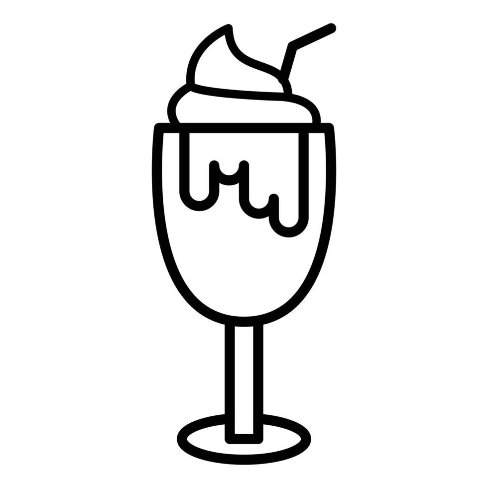 smoothie ikon stil vektor