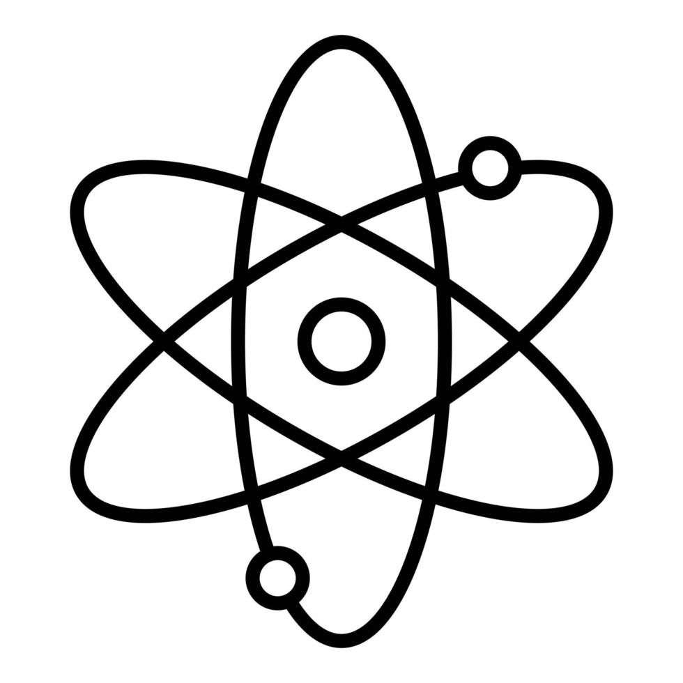 Atom-Icon-Stil vektor