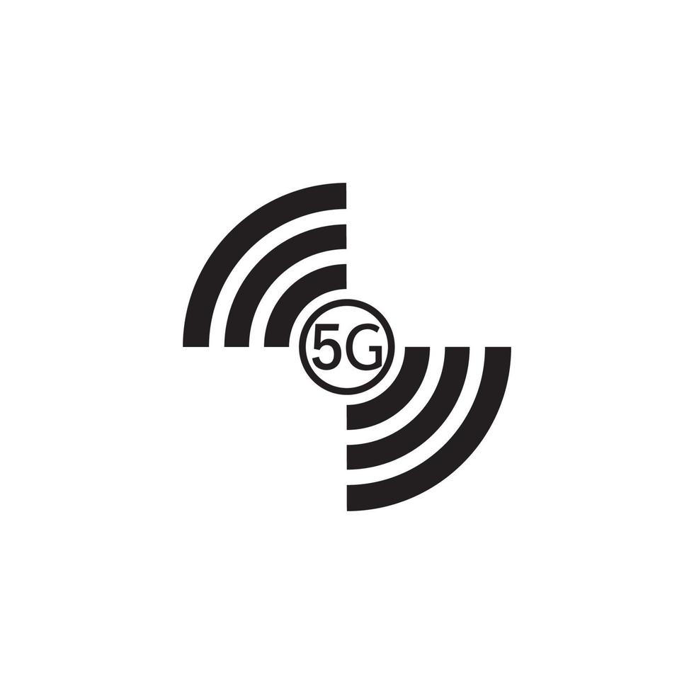 5g-Logo-Zeichen-Vektorvorlage vektor